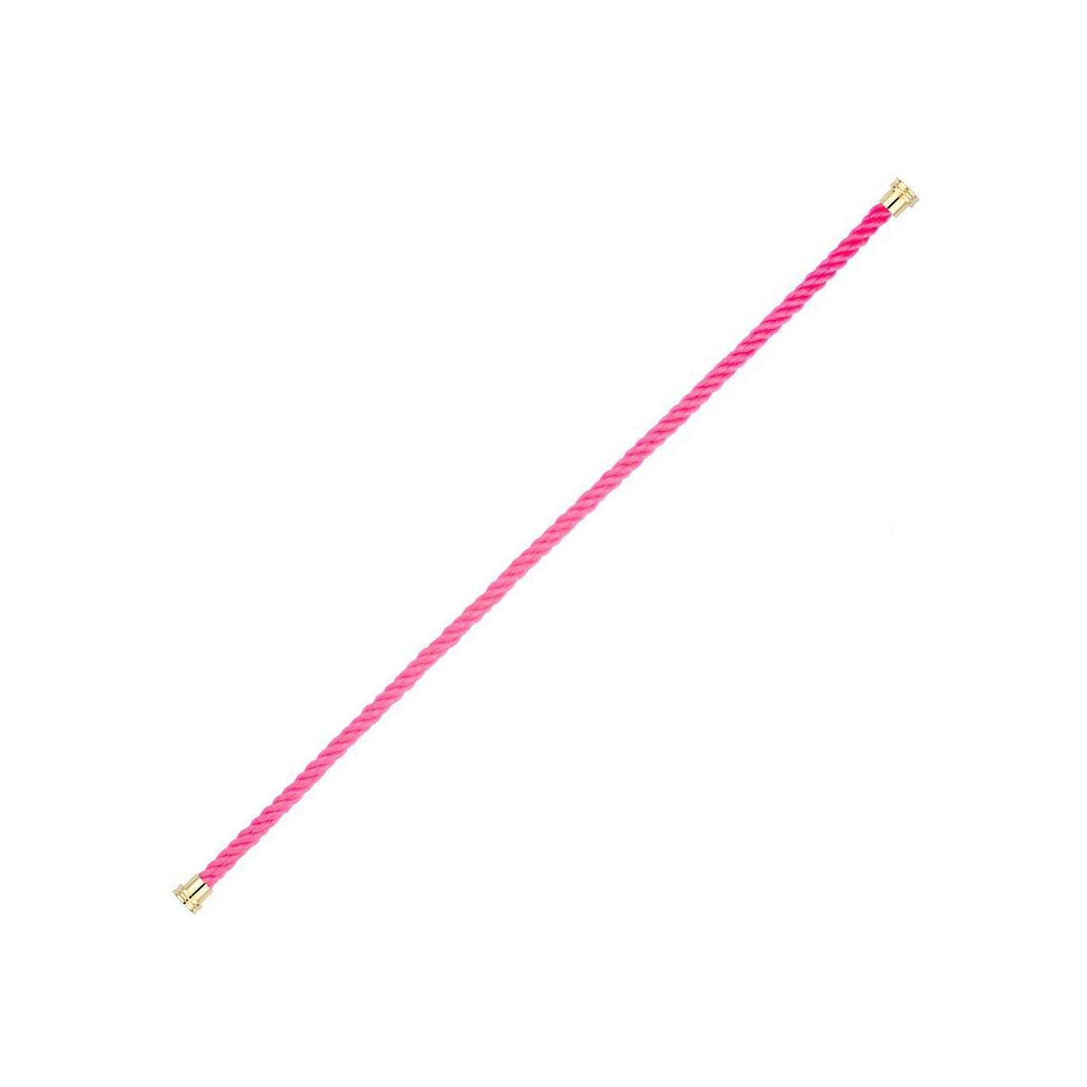 Câble moyen modèle FRED Force 10 en corderie rose fluo vue 1