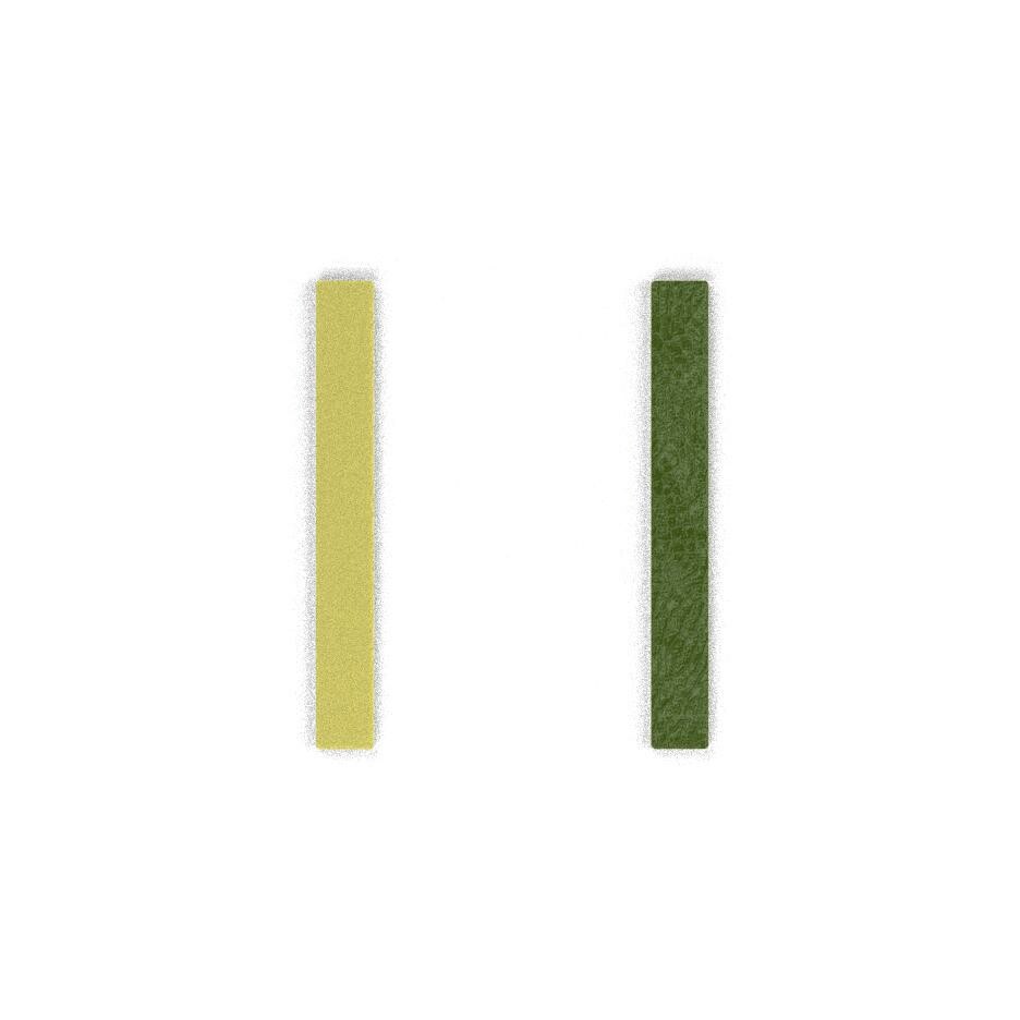 Cuir pour bague Les Georgettes Anis Irisé / Avocat, 8mm