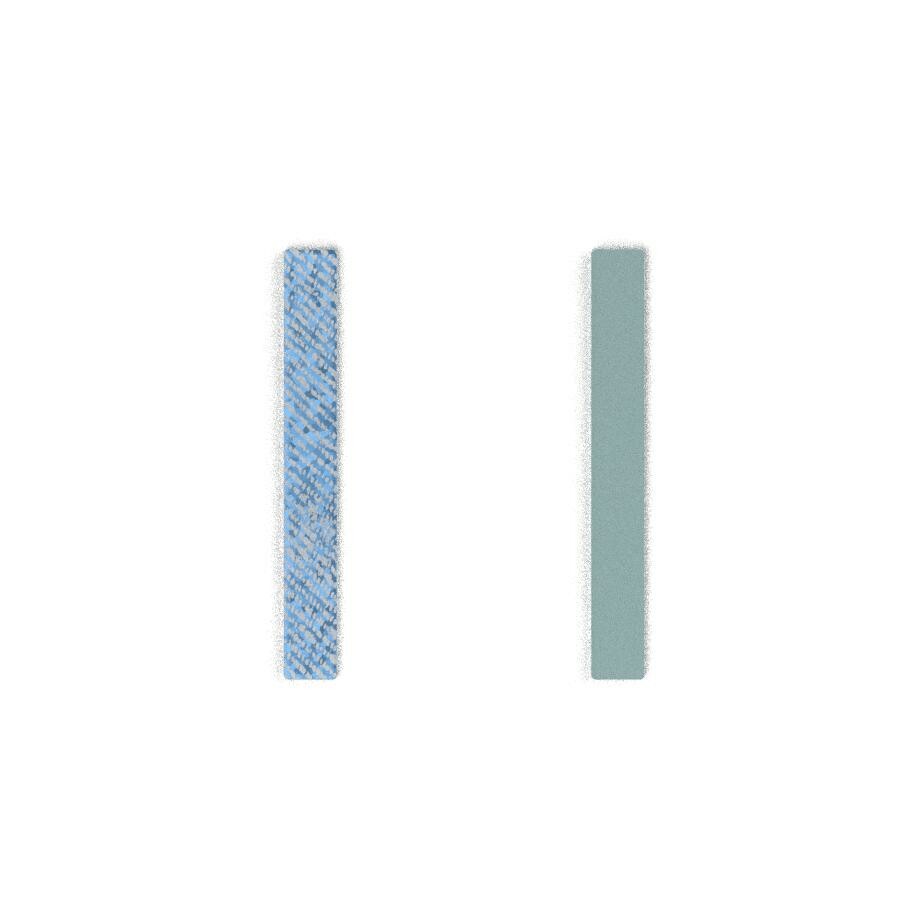 Cuir pour bague Les Georgettes Denim Irisé / Céleste, 8mm