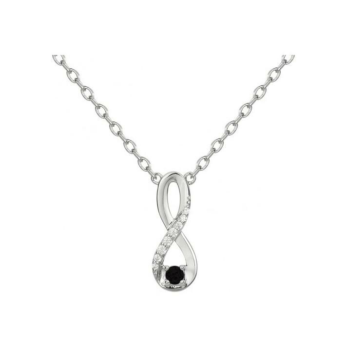 Collier en argent et oxyde de zirconium
