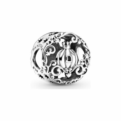 Charm Disney X Pandora Disney Cendrillon Citrouille Minuit en argent vue 1