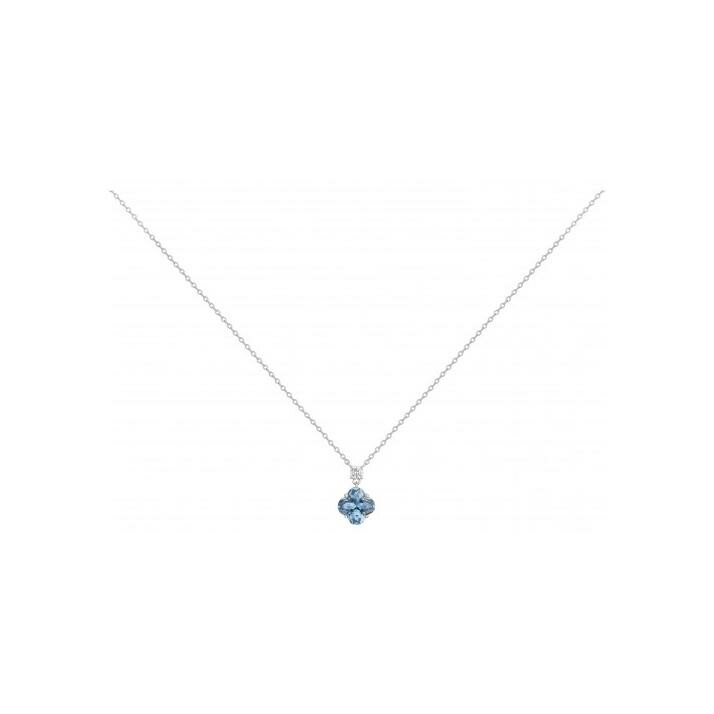 Collier Griffe Rouge en argent et oxyde de zirconium