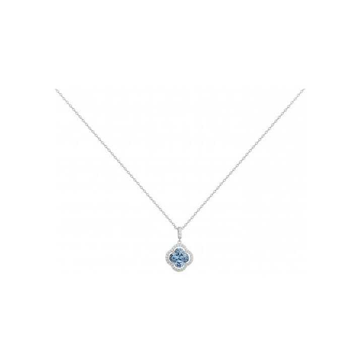 Collier Griffe Rouge en argent et oxyde de zirconium