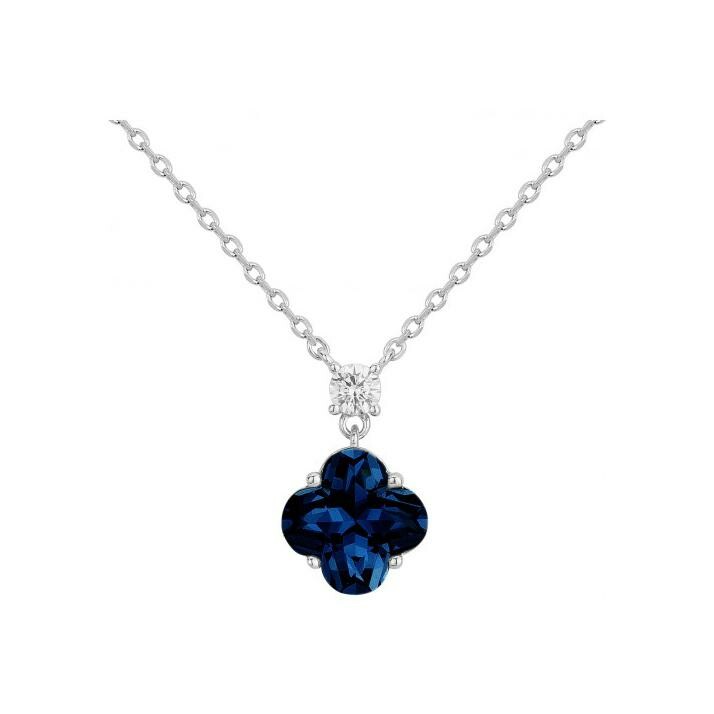 Collier Griffe Rouge en argent et oxyde de zirconium