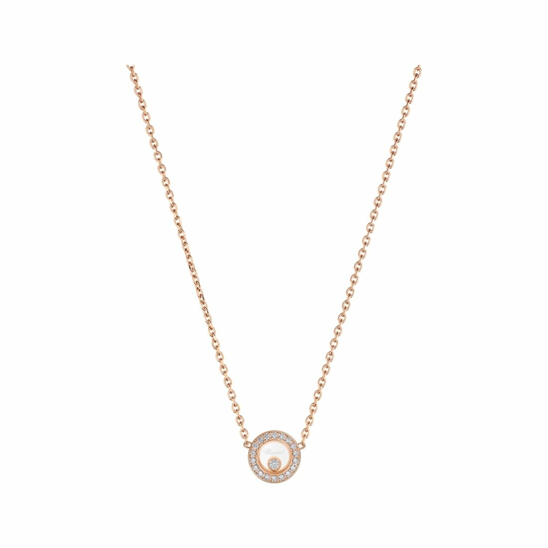 Purchase Chopard Happy Diamonds Icons necklace, rose gold, diamonds