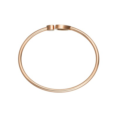 Bracelet Chopard Happy Hearts en or rose, diamant et malachite, taille S vue 3