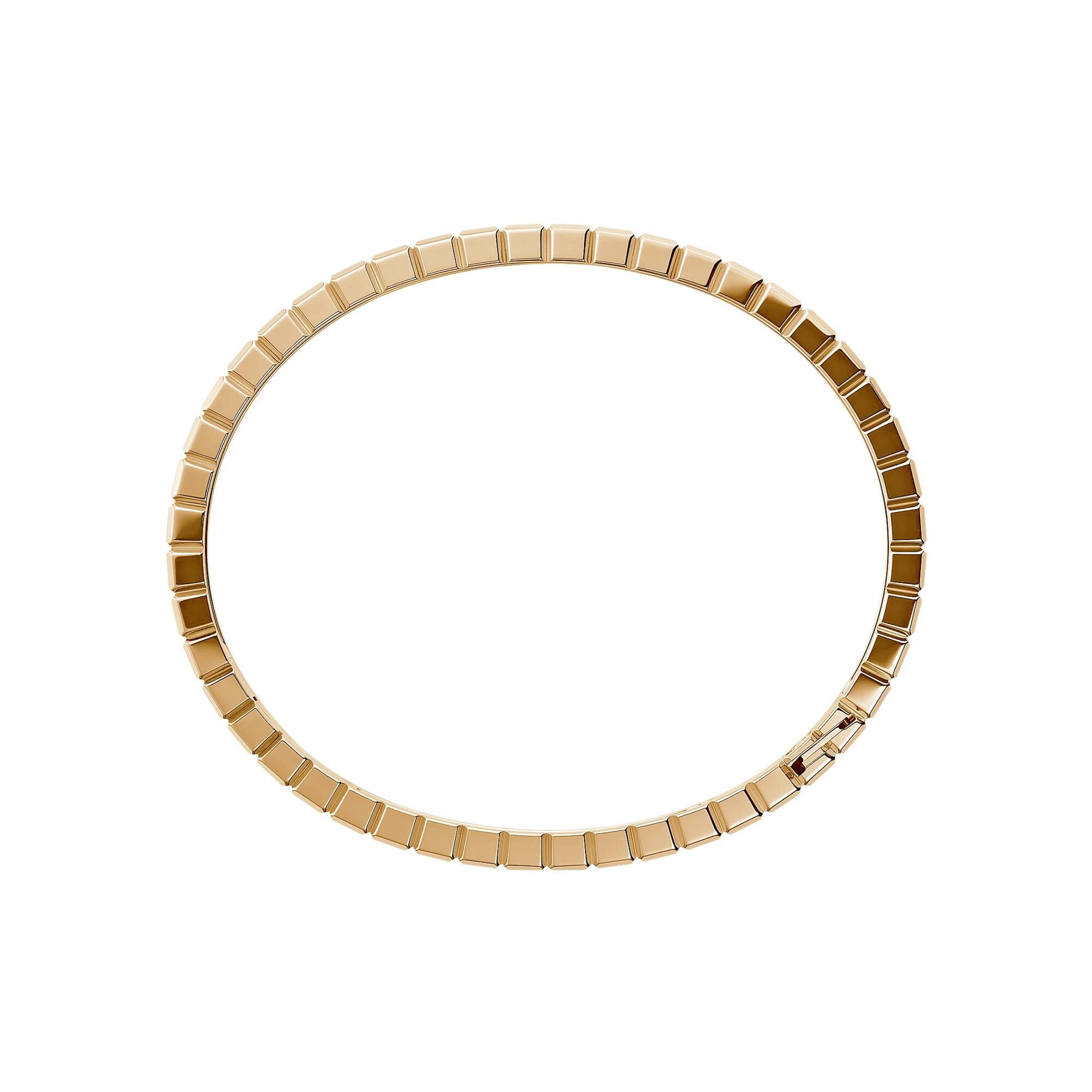 Chopard Ice Cube bracelet in rose gold and diamonds view 2