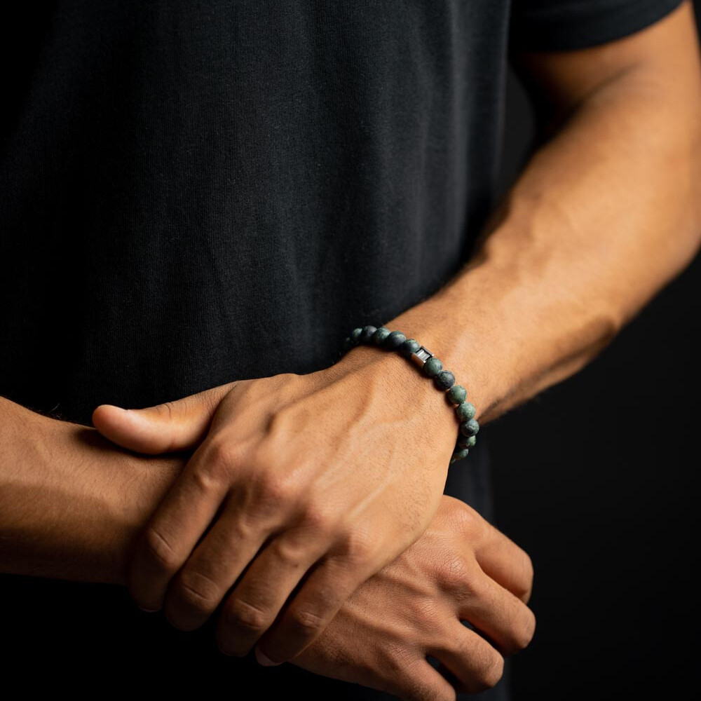 Bracelet Gemini Classics en acier et Jaspe vue 5