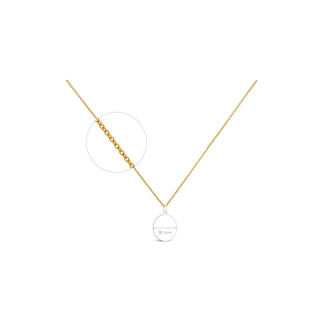 Chaine Forçat Rond Arthus Bertrand en vermeil