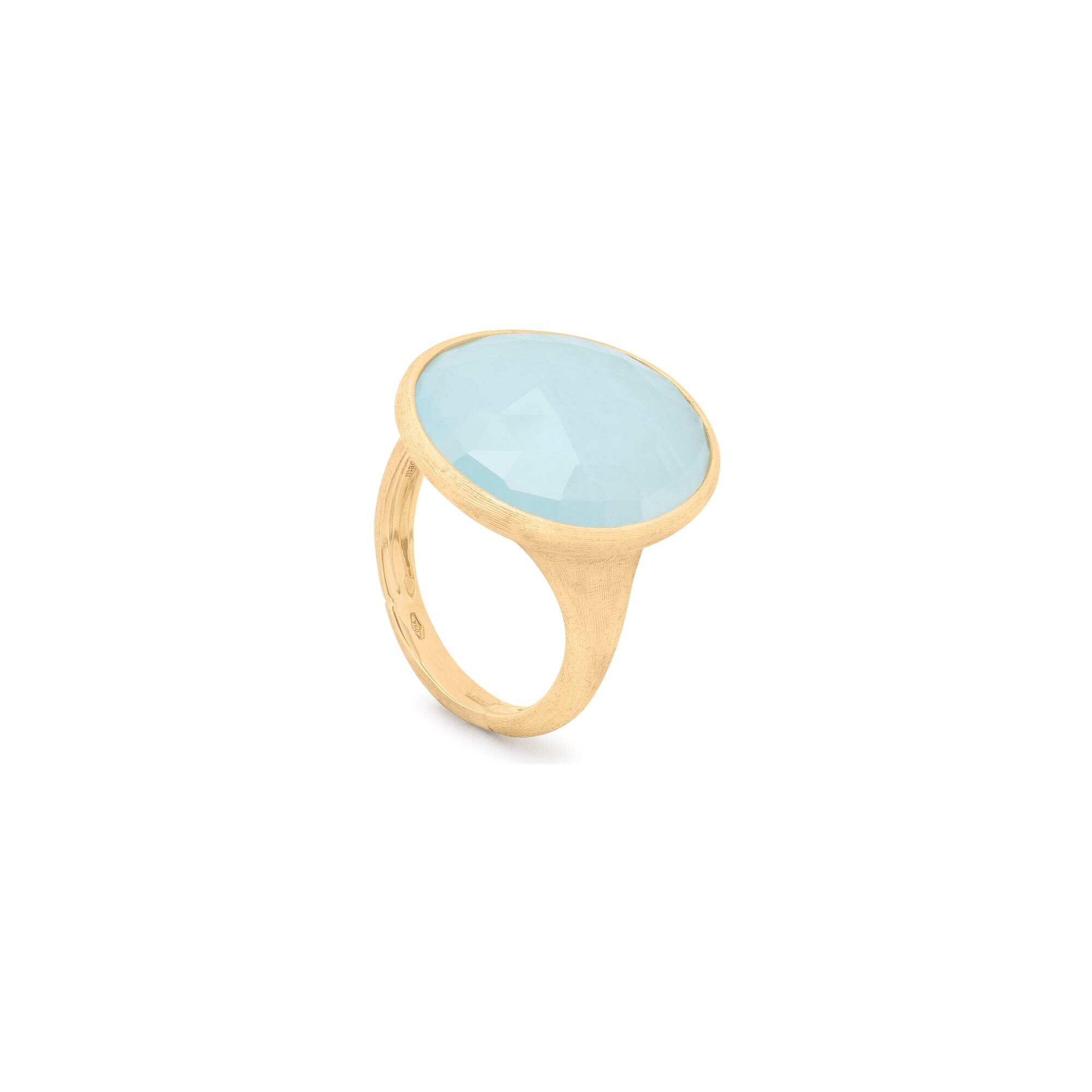 Bague Marco Bicego LUNARIA en or jaune et aigue-marine