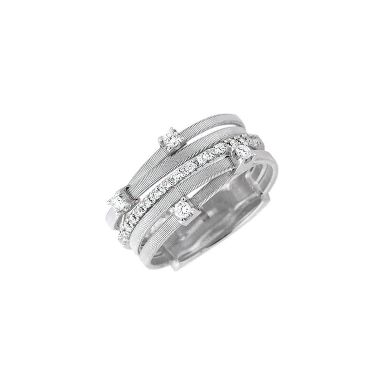 Bague Marco Bicego Goa en or blanc et diamants