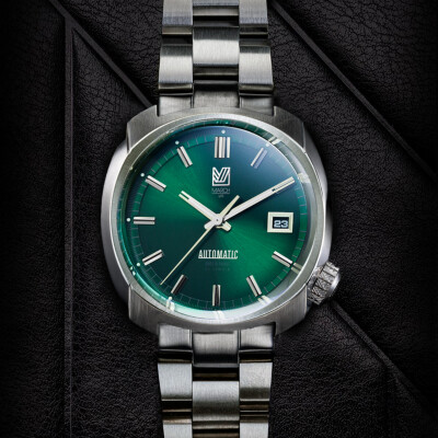 Achat Montre MARCH LA.B AM1 Automatique - Forest - Acier Brossé 3 