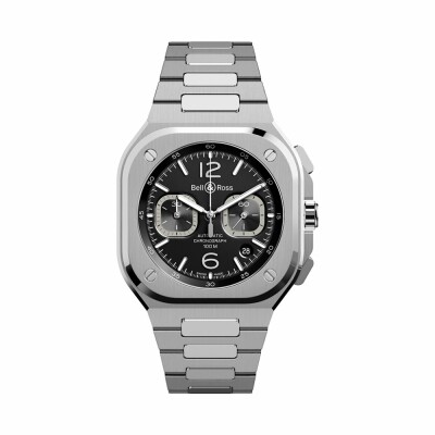 Montre Bell & Ross BR 05 Chrono black steel vue 1
