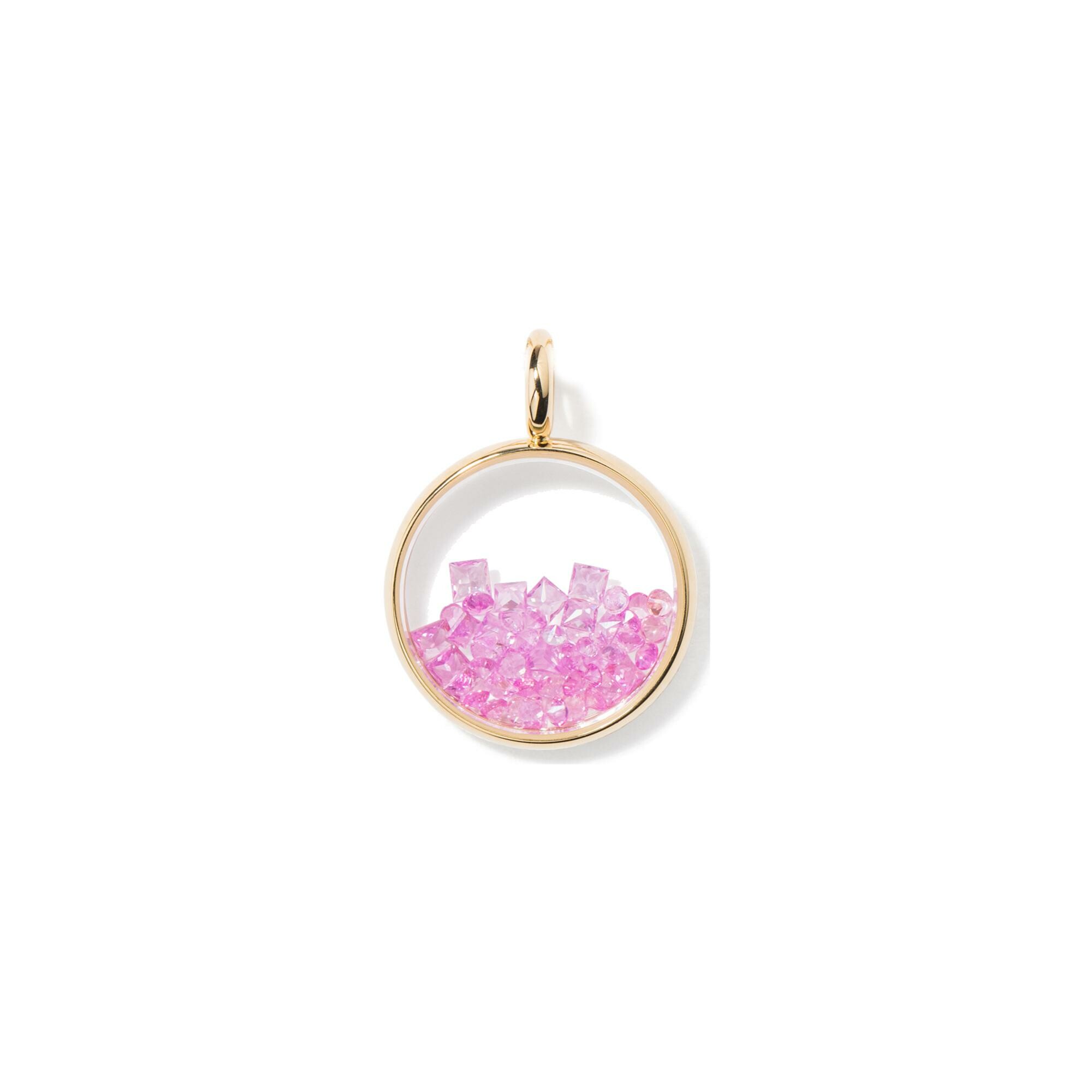 Achat Pendentif Aur lie Bidermann Chivor en or jaune et saphir rose