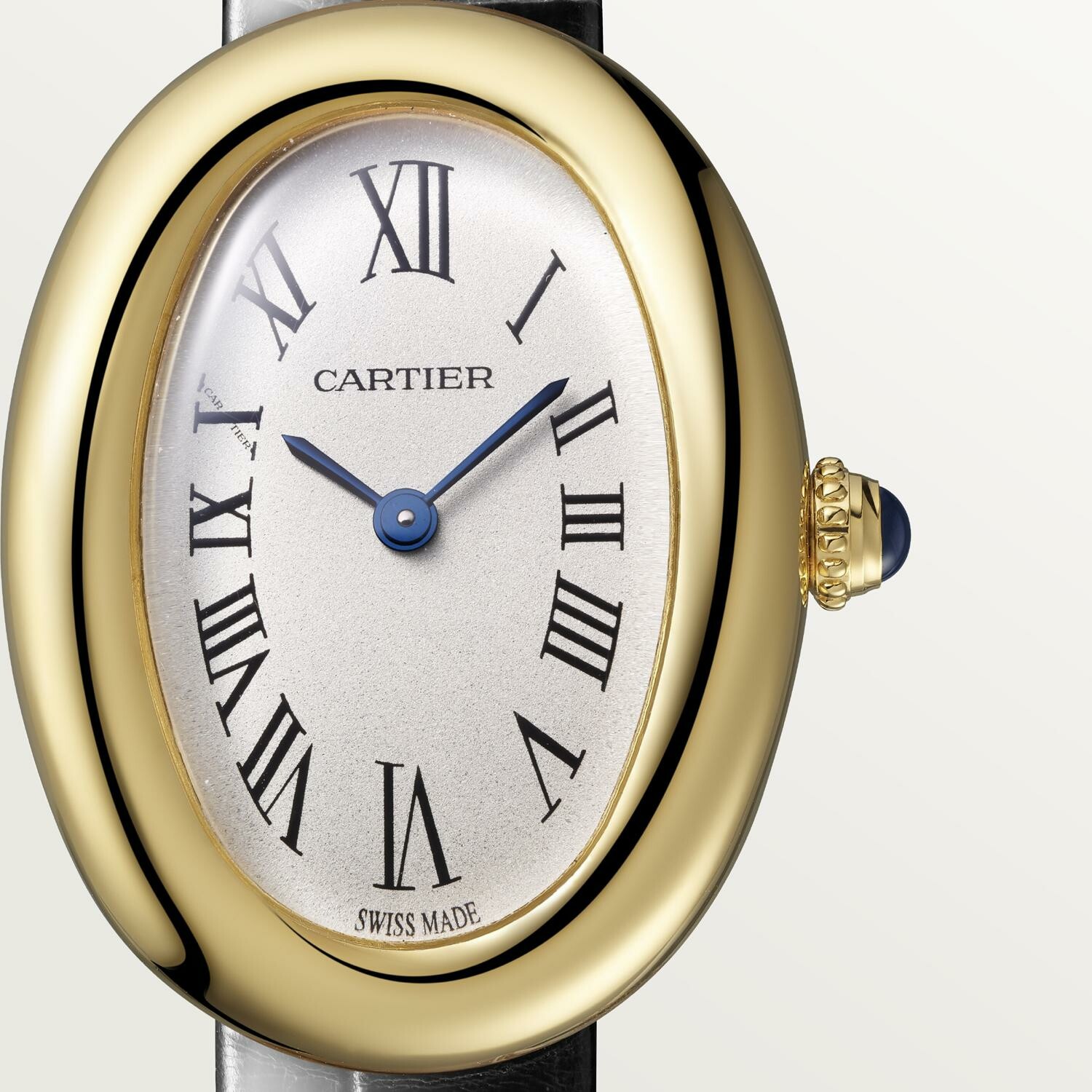 Boîtier ovale de la montre Baignoire de Cartier