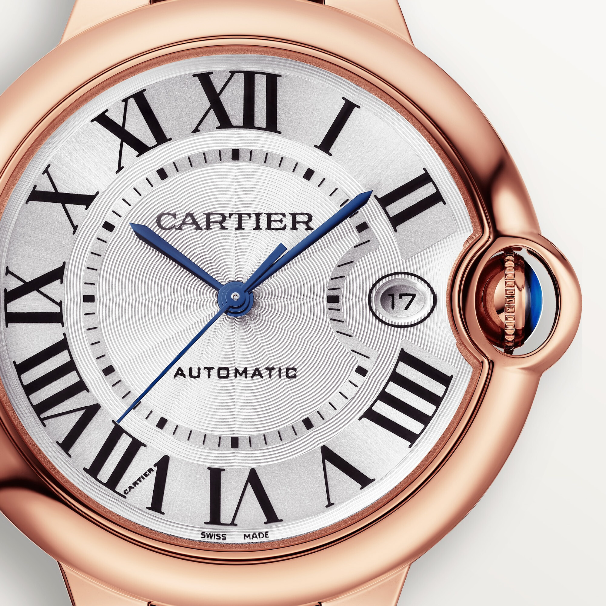 ZEGG & CERLATI  Purchase Ballon Bleu de Cartier watch, 40mm, automatic  movement, rose gold, diamonds