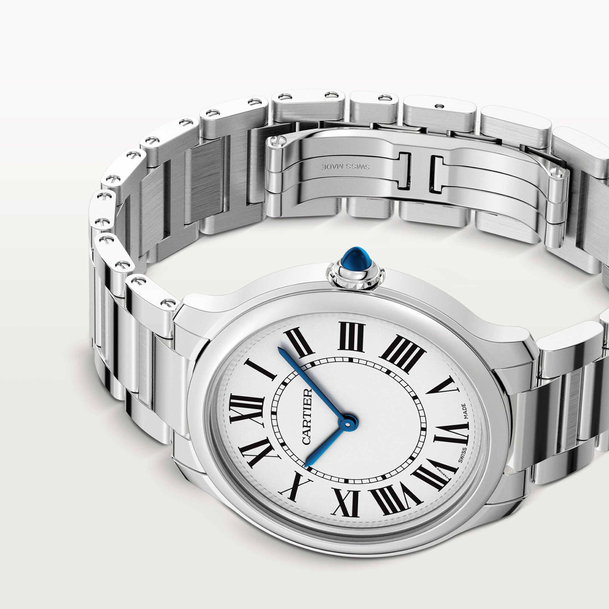 Boîtier rond de la montre Ronde de Cartier