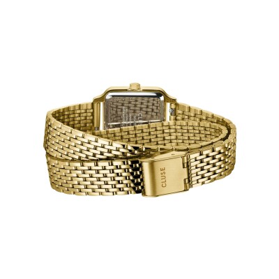 Montre Cluse Gracieuse Petite Double Steel, Forest Green, Gold Colour vue 3