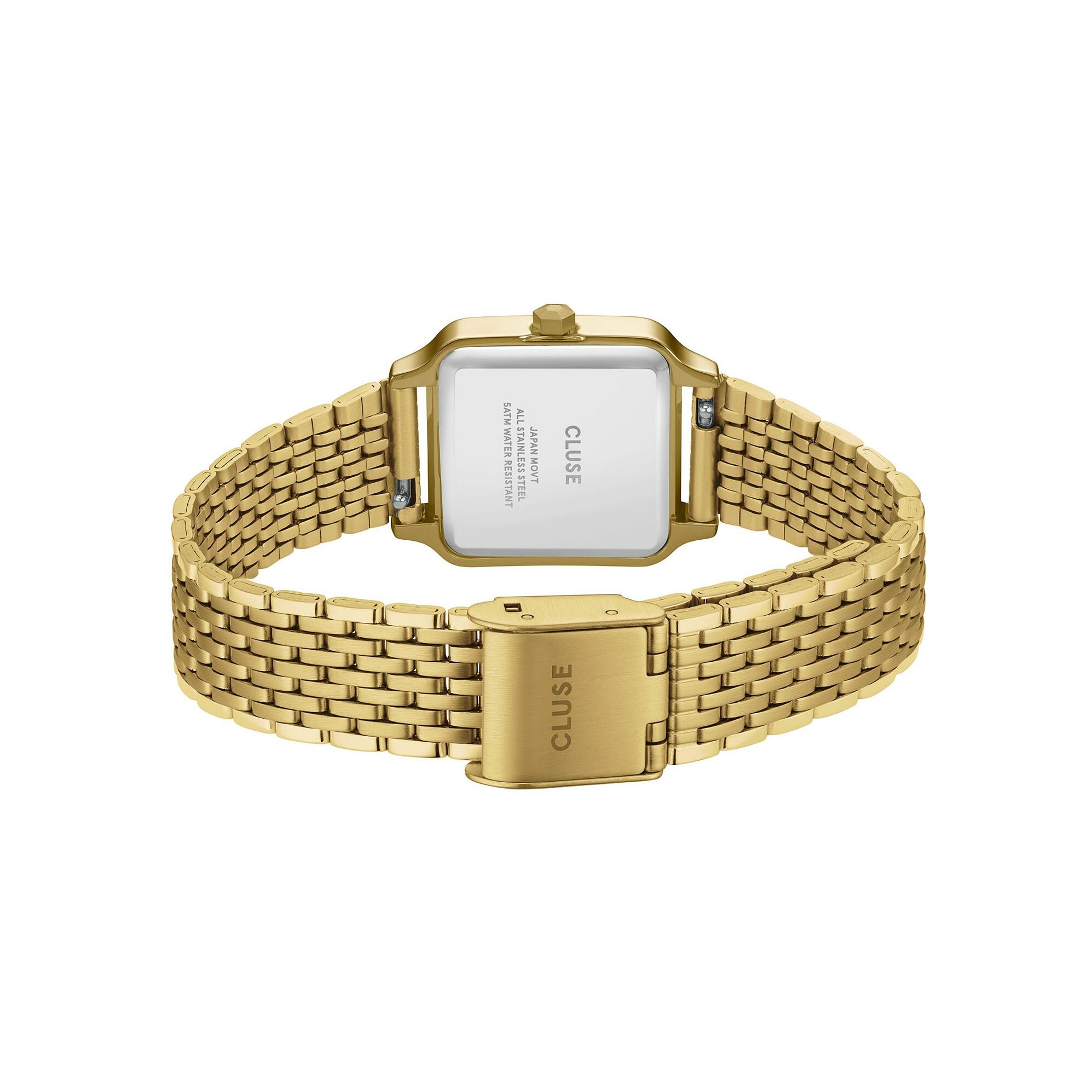 Montre Cluse Gracieuse Petite Watch Steel, Rainbow stones, Gold Colour vue 3