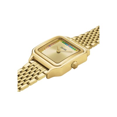 Montre Cluse Gracieuse Petite Watch Steel, Rainbow stones, Gold Colour vue 2
