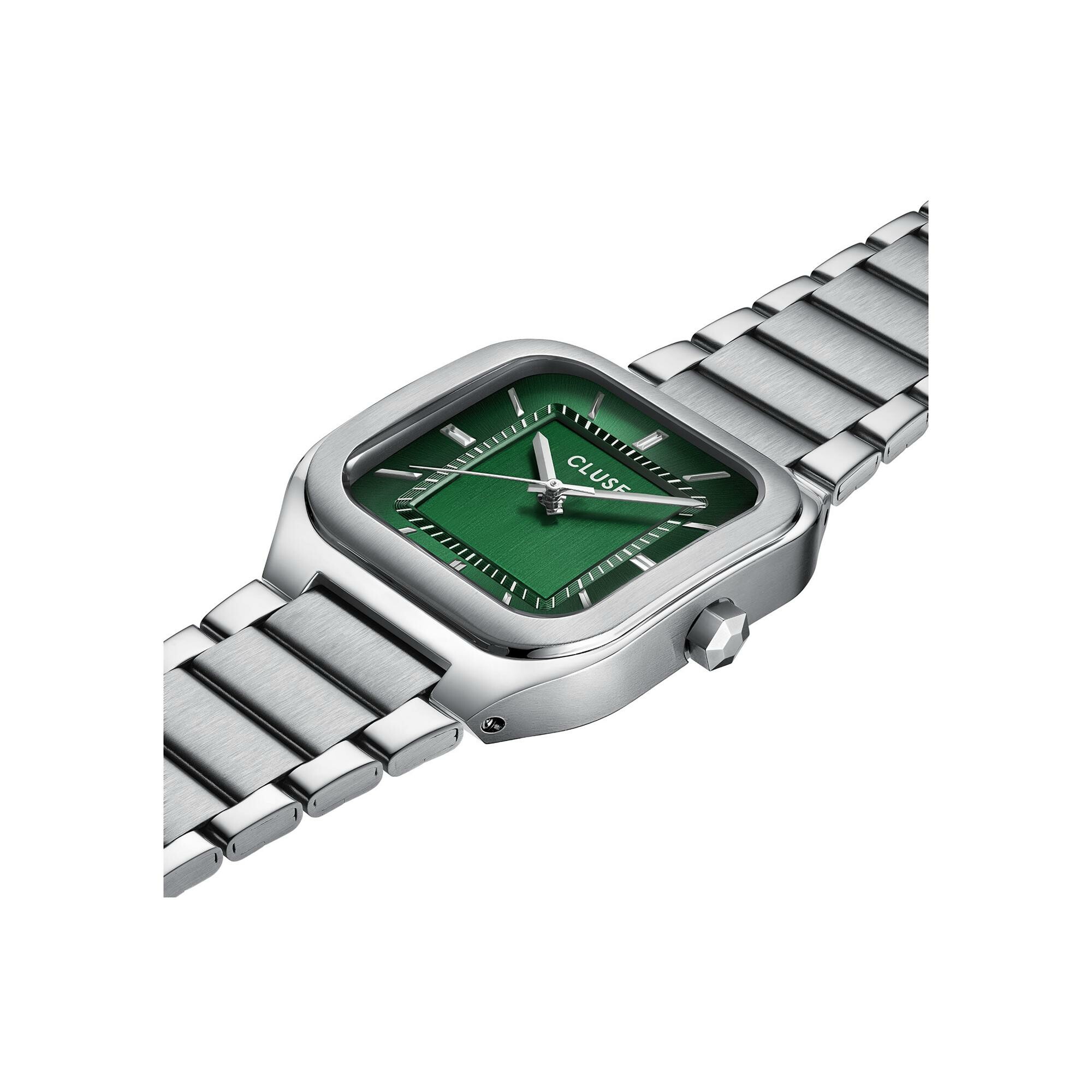 Montre Cluse Quadrus Steel, Green, Silver Colour vue 2