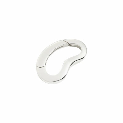 Fermoir Mousqueton En Argent 925 Rhodié - Dimensions 25x15 Mm - Neuf Avec étiquettes