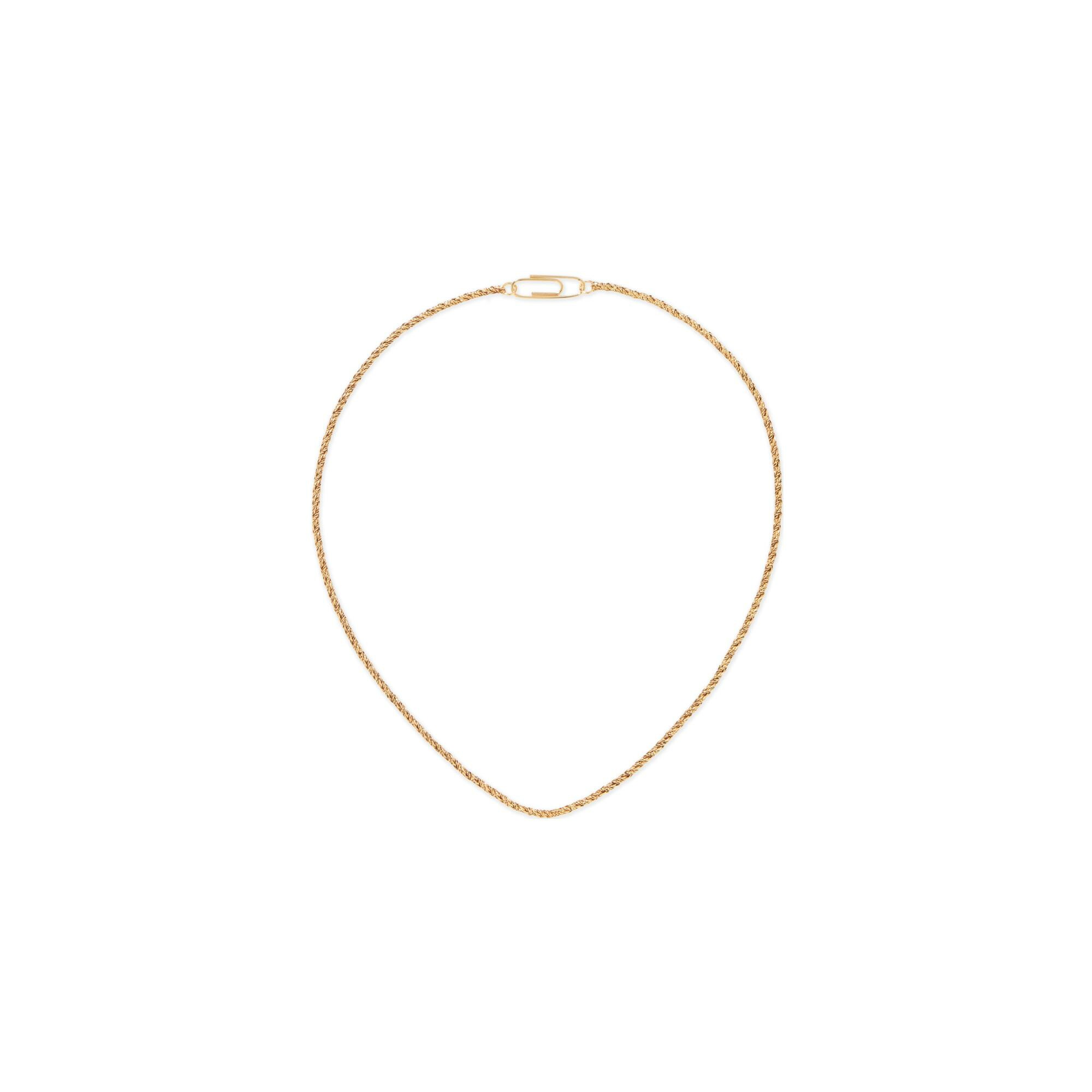 Collier Aurélie Bidermann Bar A Charms en laiton plaqué or