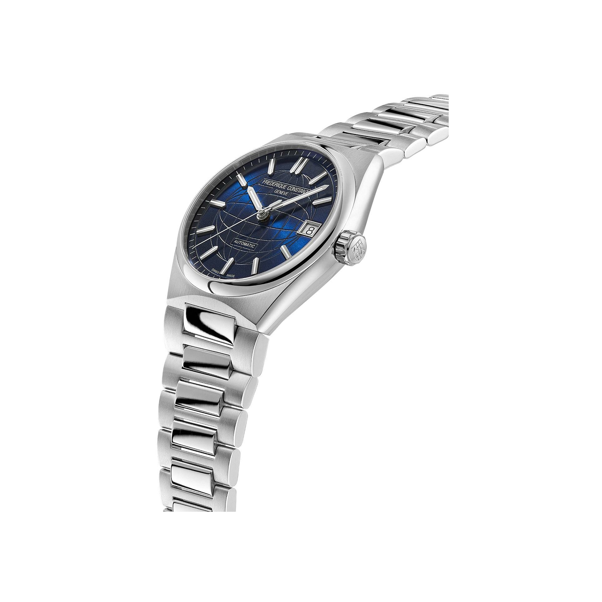 Bracelet intégré de la montre Frédérique Constant Highlife