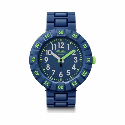 Montre Flik Flak Power Time Solo Dark Blue vue 2