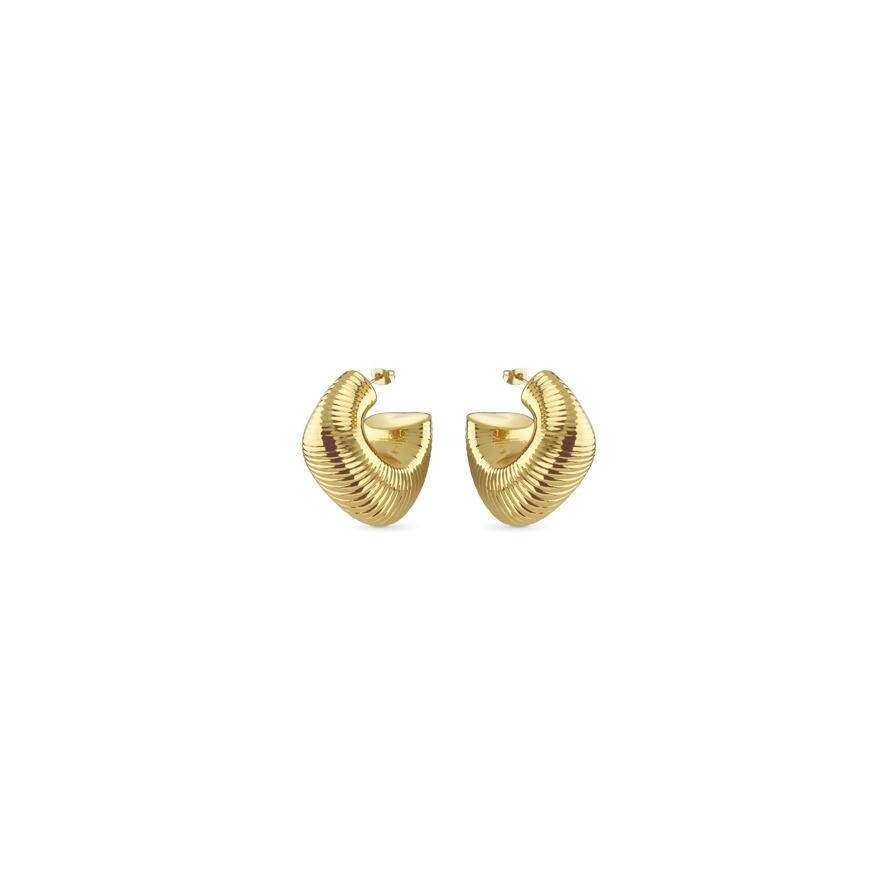 Boucles d'oreilles Guess en acier doré