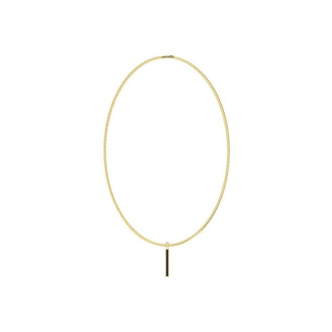 Collier Guess en acier doré et cristaux