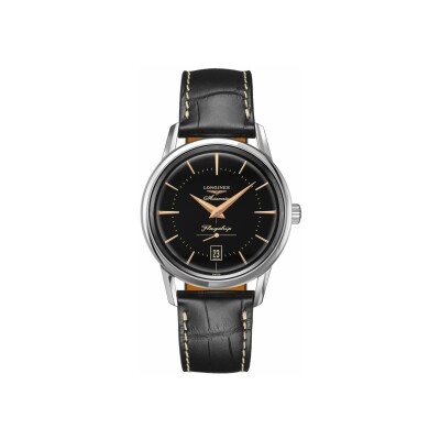 Montre Longines Flagship Heritage L4.795.4.58.0 vue 1
