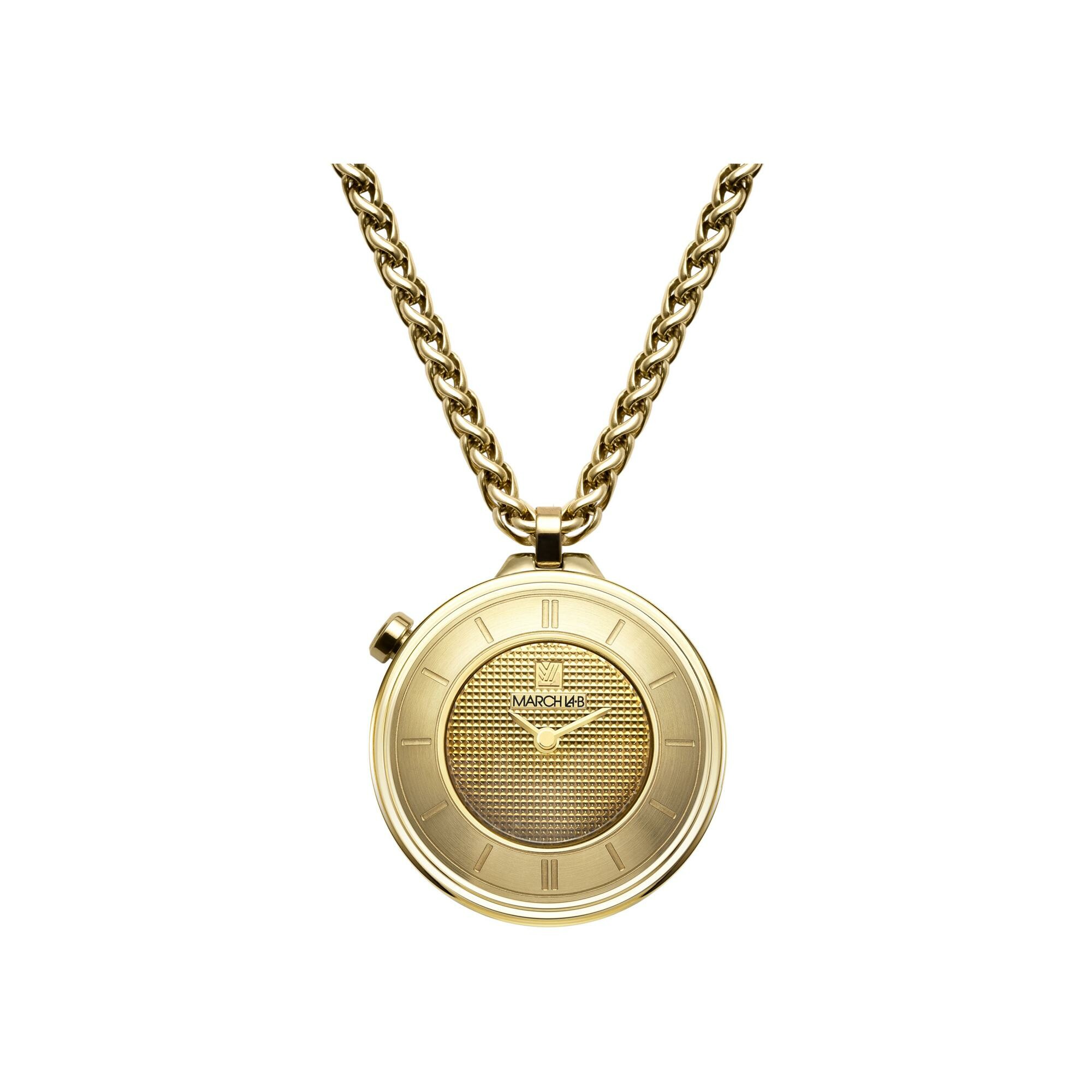 Montre sautoir March LA.B Lady Volante Electrique - Gold - Sautoir Doré