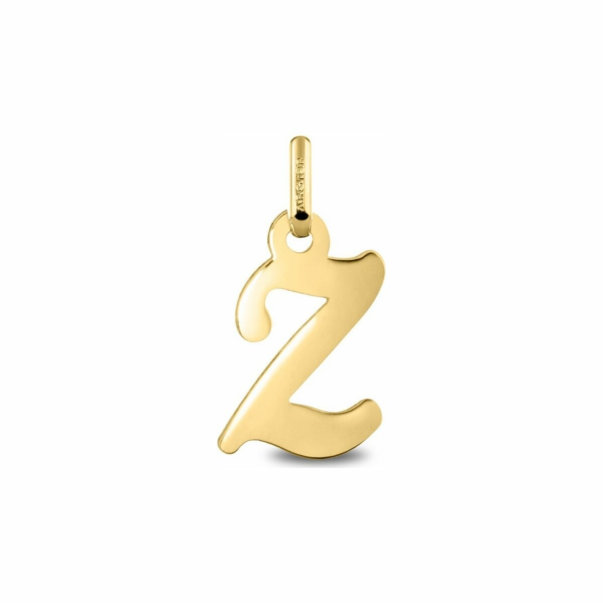 Pendentif initiale Z en or jaune
