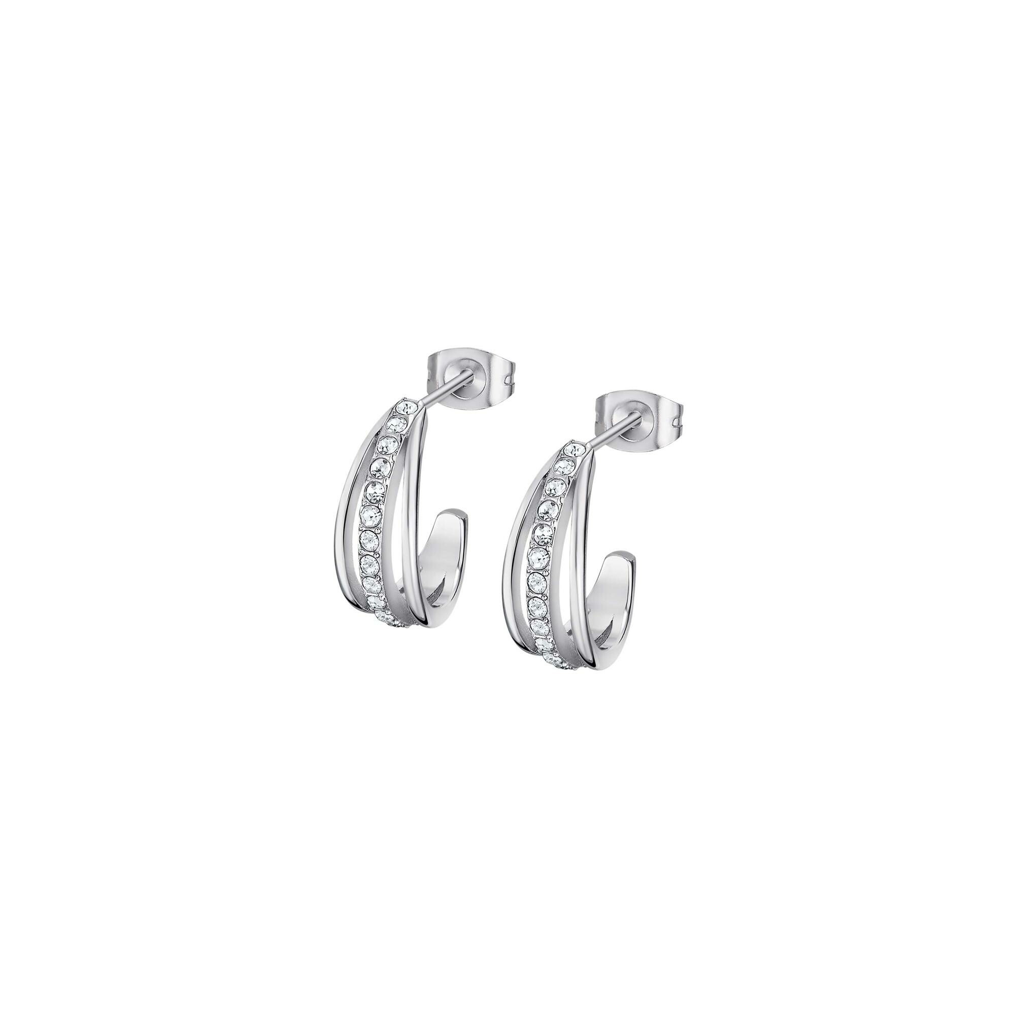 Boucles d'oreilles Lotus Style Urban Woman en acier