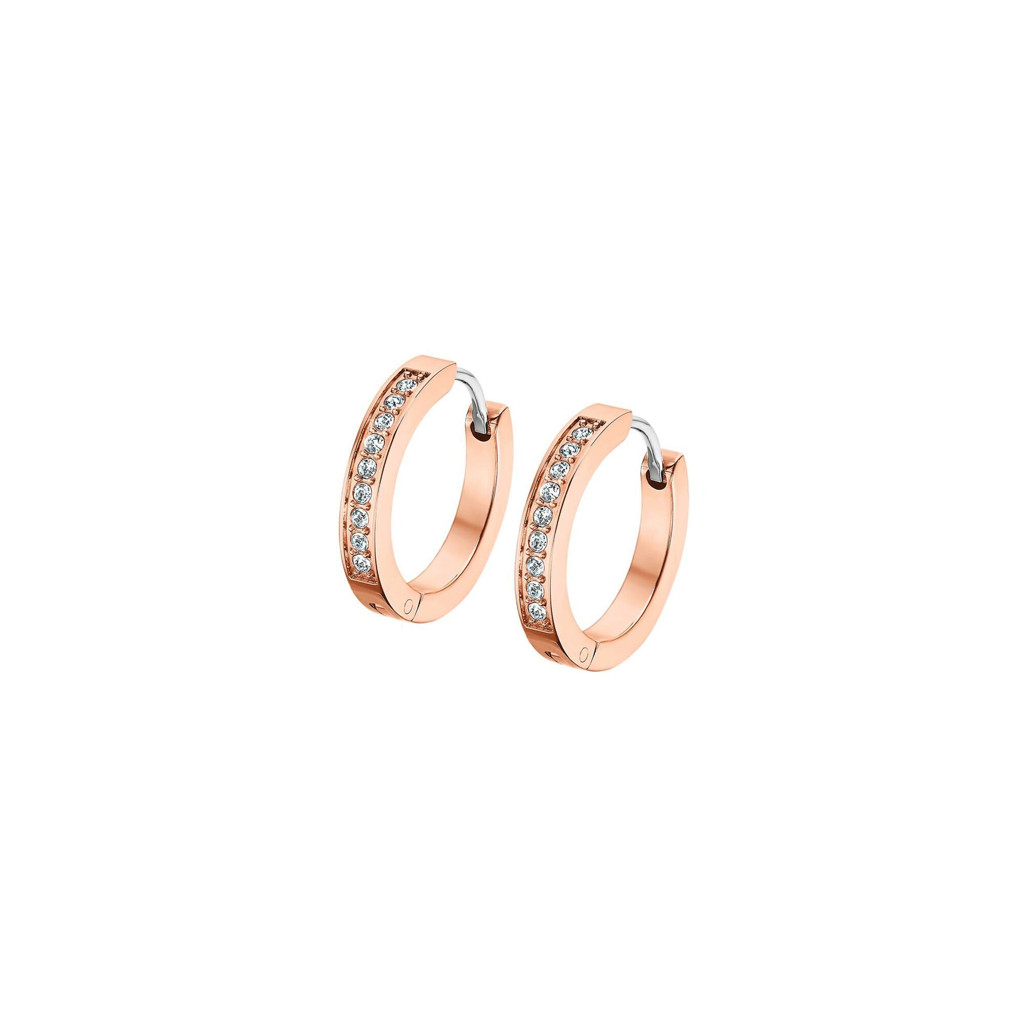 Boucles d'oreilles Lotus Style Urban Woman en acier