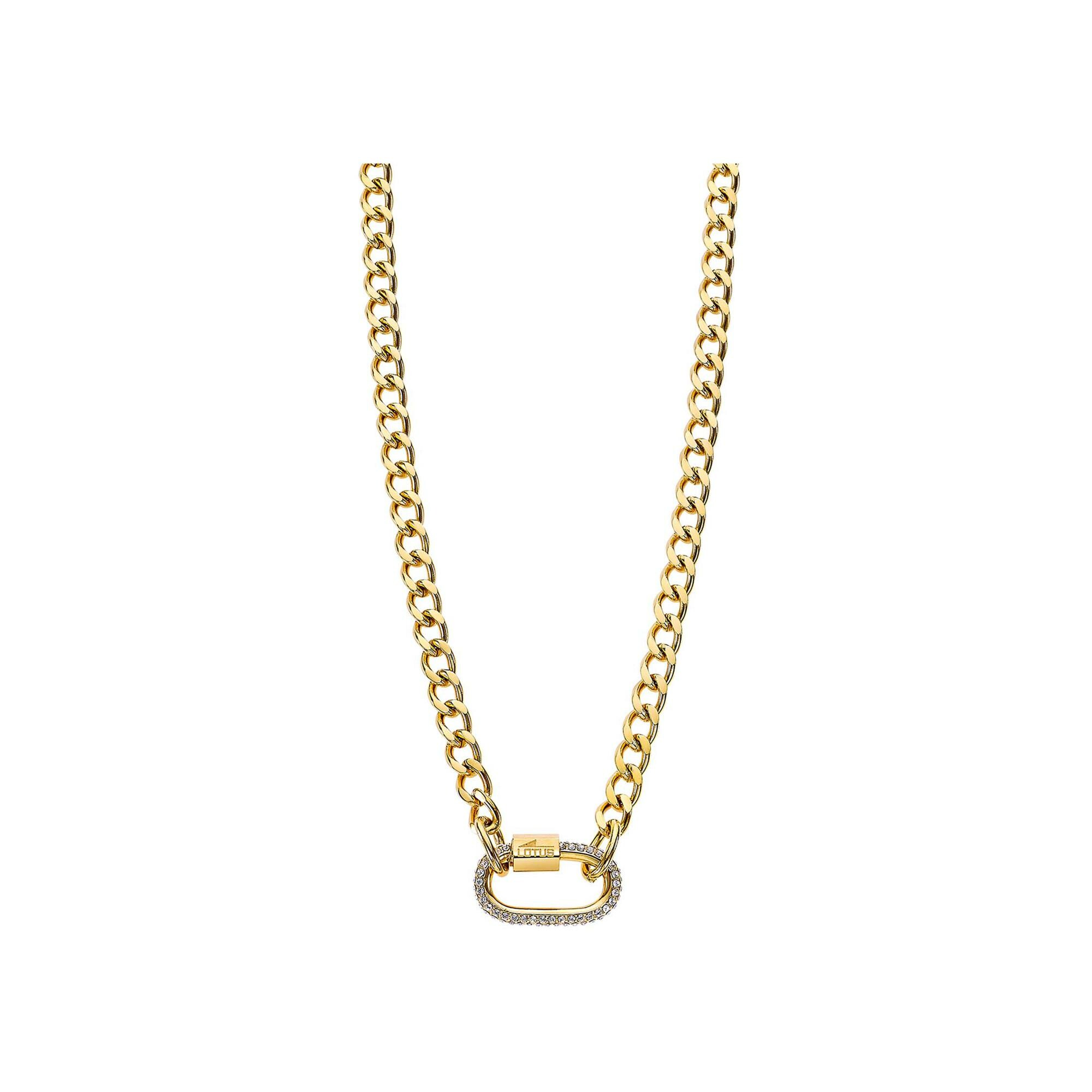 Collier Lotus Style Urban Woman en acier vue 1