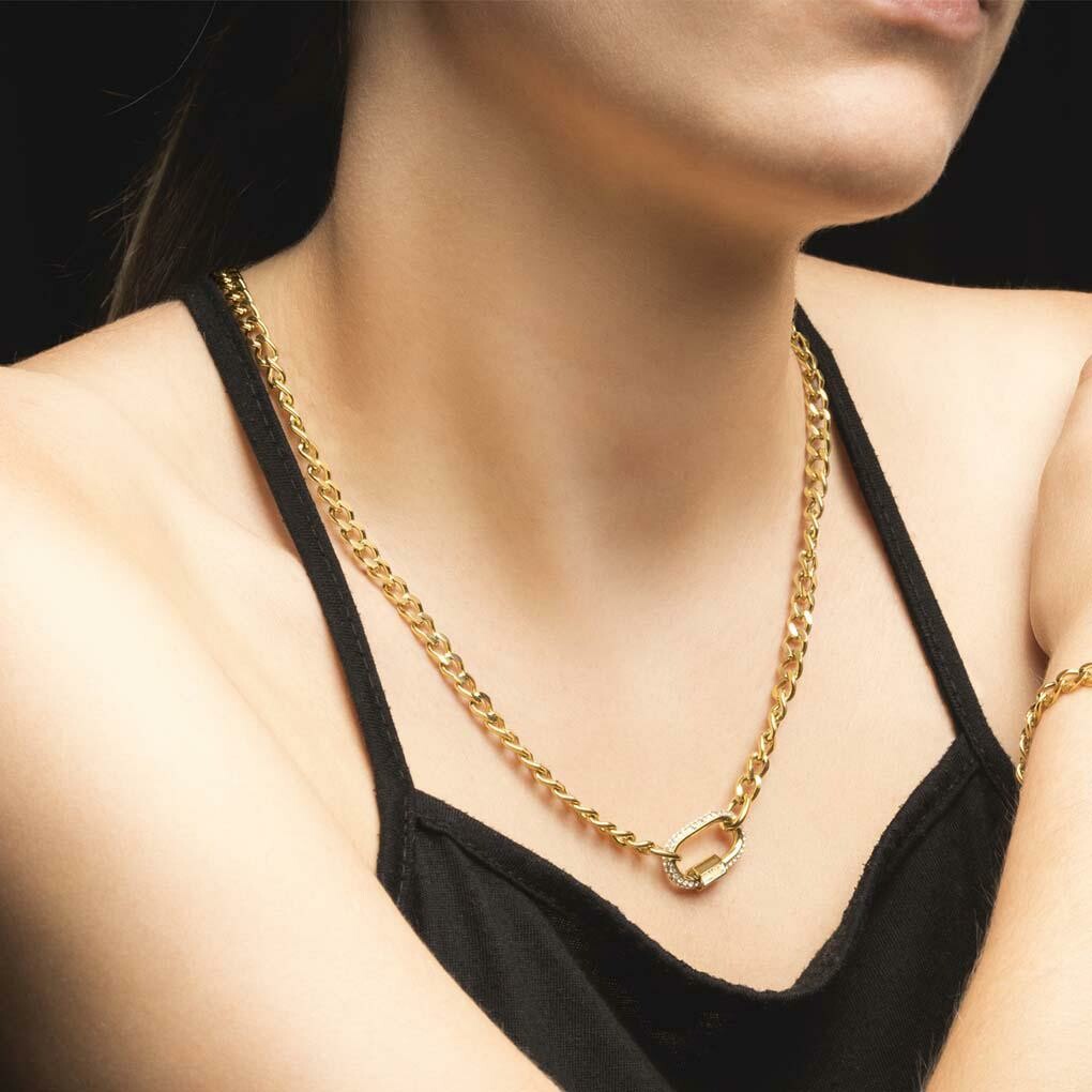 Collier Lotus Style Urban Woman en acier vue 2