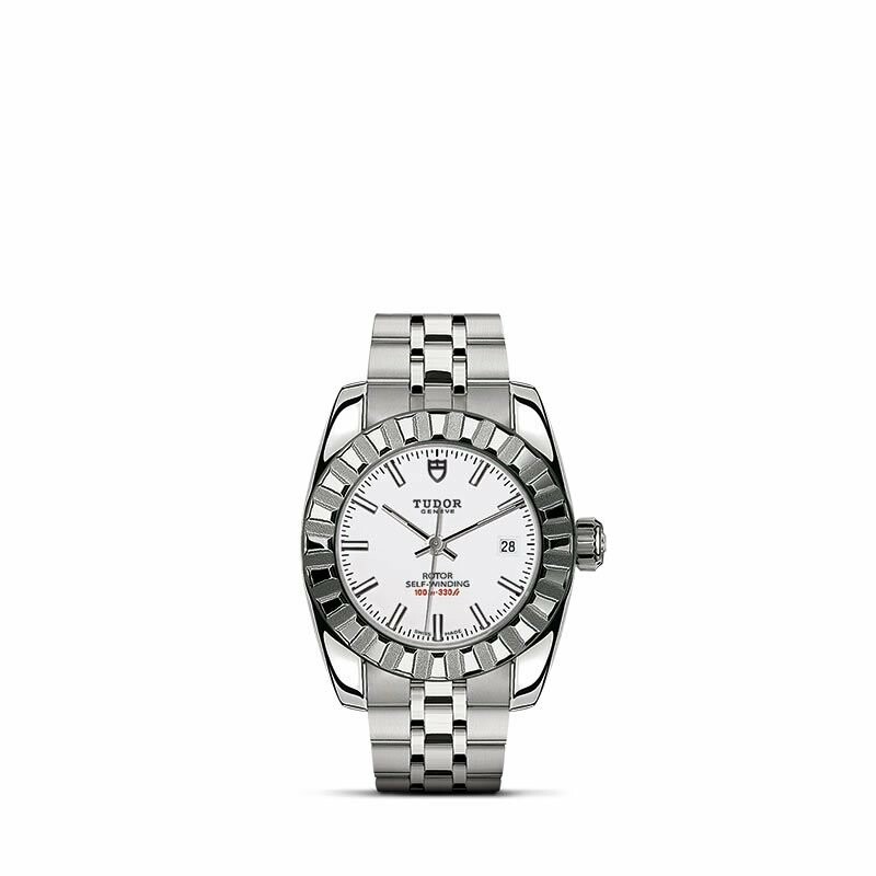 Purchase Tudor Classic Date Steel Case, 28mm, light dial watch