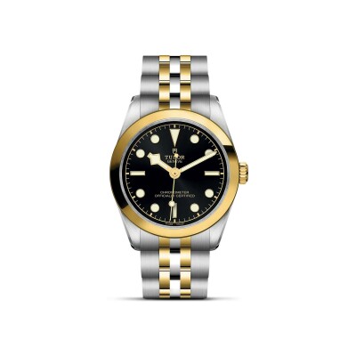 TUDOR Black Bay 31 S&G watch,31 mm steel case, steel and yellow gold bracelet view 1