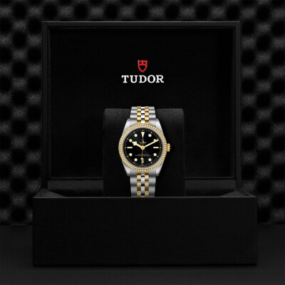 TUDOR Black Bay 36 S&G watch,36 mm steel case, steel and yellow gold bracelet view 4