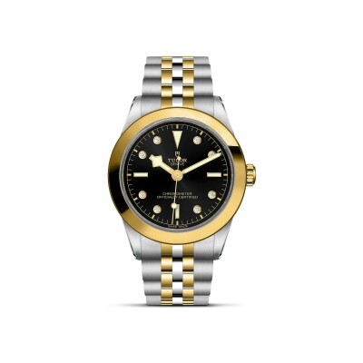 TUDOR Black Bay 39 S&G watch, 39 mm steel case, Steel and yellow gold bracelet view 1