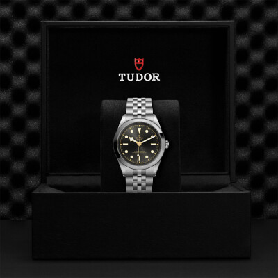 TUDOR Black Bay 41 watch, 41mm steel case, Steel bracelet view 4