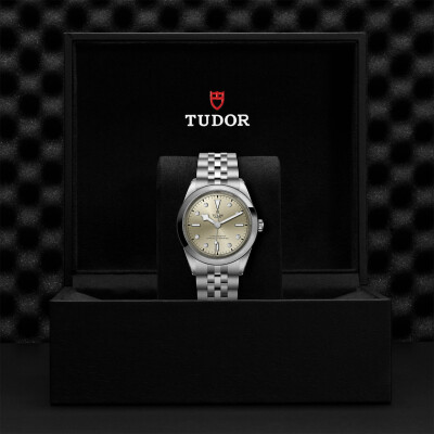 TUDOR Black Bay 41 watch, 41mm steel case, Steel bracelet view 4