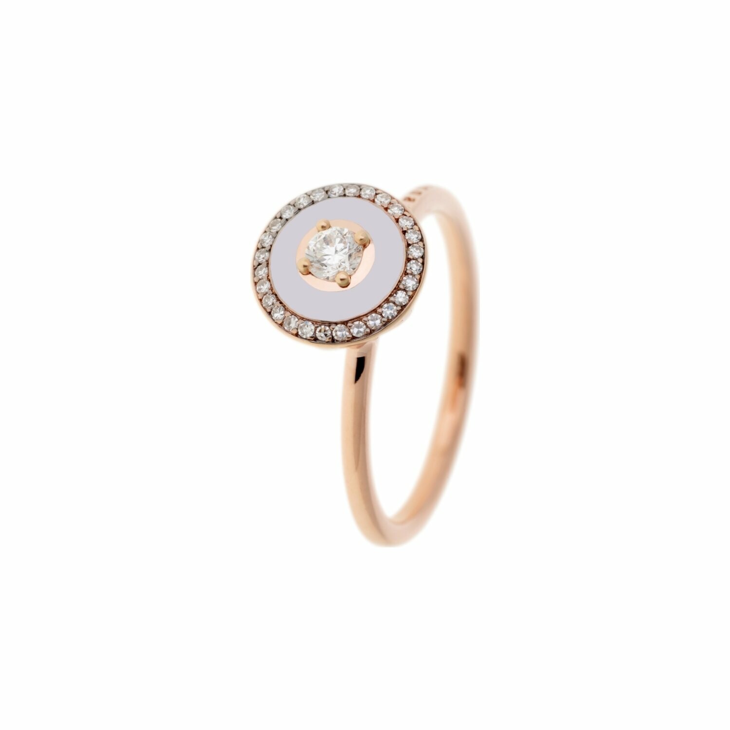 18kt rose gold diamond Mina ring