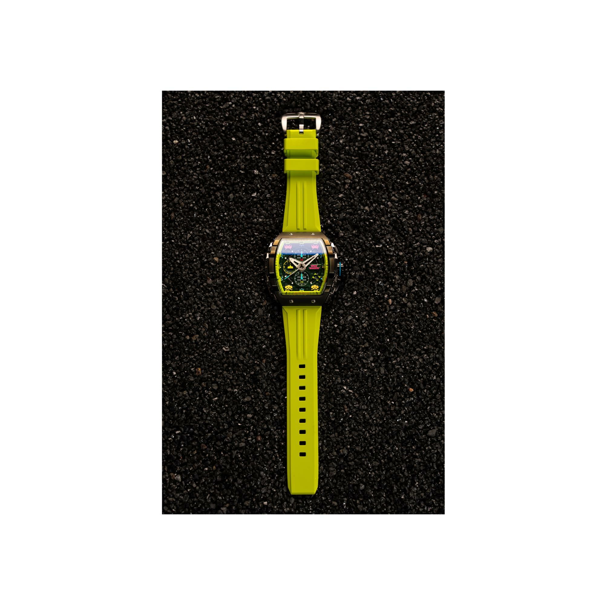 Montre Nubeo Magellan Chronograph Space Invaders Limited Edition NB-6024-SI-05 vue 6