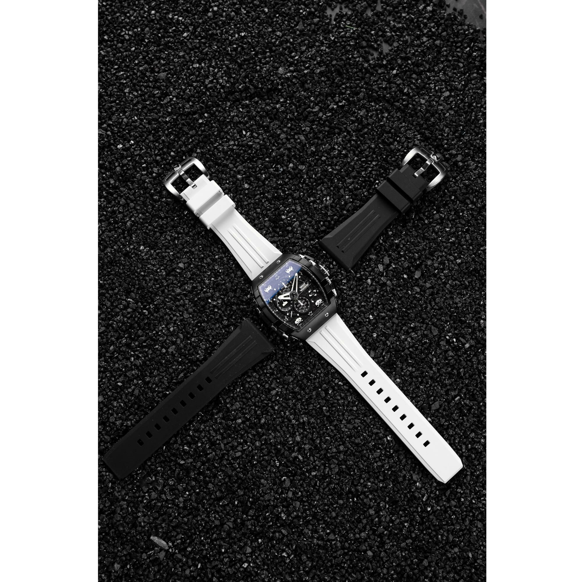 Montre Nubeo Magellan Chronograph Space Invaders Limited Edition NB-6024-SI-09 vue 7