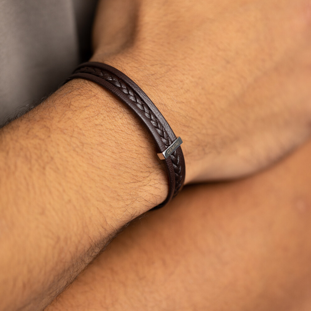 Bracelet Gemini Classics en acier vue 3