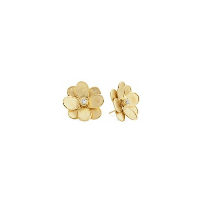Boucles d'oreilles Marco Bicego Lunaria en or jaune et diamants