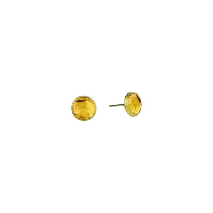 Boucles d'oreilles Marco Bicego Jaipur en or jaune et quartz jaune